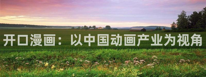 51漫画漫画免费下拉：开口漫画：以中国动画产业为视角